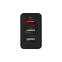 Устройство сетевое зарядное-переходник 3xUSB адаптер, 30W черное,