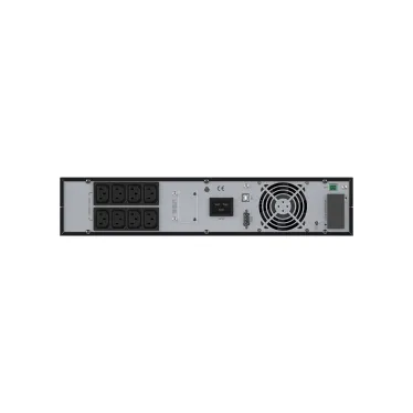 Источник бесперебойного питания Online Small Rackmount, 2000 ВА/1800 Вт, 1/1, 8xIEC C13, EPO, USB, RS-232, Rack 2U, з/у 1А, 4x9Ач