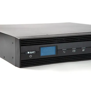 Источник бесперебойного питания 9901 SKAT-UPS 1000-RACK-ON-V Online 1000 ВА/900 Вт, синус, внешн. АКБ х 2 шт, 12 В 5А, ~24 В 5А