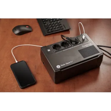Источник бесперебойного питания Line-interactive BVSE 600 ВА/360 Вт 1/1 1 сек Tower 3хSchuko CEE 7 USB