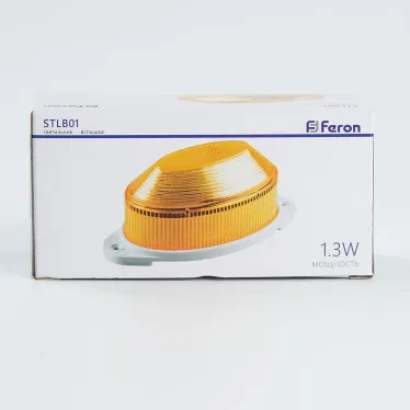 Строб 1.3w желтый IP54