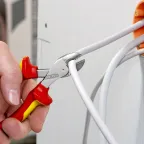 Бокорезы компактные X-CUT VDE 1000V резка - мягкая проволока 48мм проволока средней твердости 38мм твердая проволока 27мм рояльная струна (HRC 59) 22мм L-160мм диэлкектрические хромированные двухкомпонентные рукоятки блистер