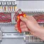Бокорезы VDE 1000V резка - мягкая проволока 3мм проволока средней твердости 23мм твердая проволока 15мм L-125мм 62HRC диэлектрические хромированные двухкомпонентные рукоятки