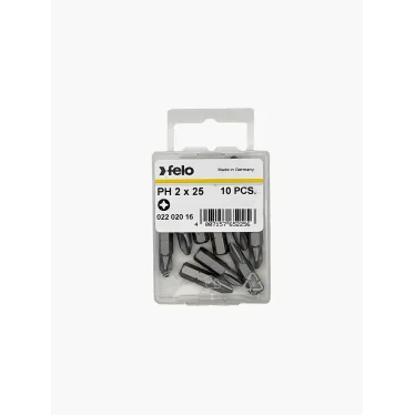 Бита крестовая серия Industrial PH 2X25, 10 шт в пластиковом боксе