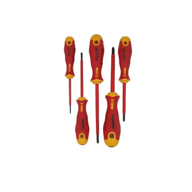 Набор диэлектрических отверток Ergonic с тестером напряжения 6 шт