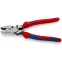 Плоскогубцы электромонтера Linemans Pliers резка - проволока средней твердости 46мм твердая проволока 3мм L-240мм двухкомпонентные рукоятки цвет черный