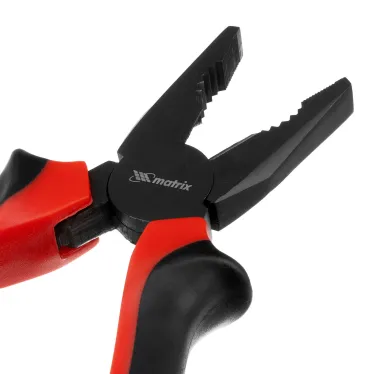 Плоскогубцы Black Nickel, 180 мм, комбинированные, двухкомпонентные рукоятки