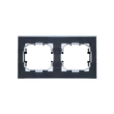 BRITE Рамка 2 поста IP44 РУ-2-БрЧ-44 черный