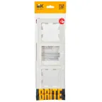BRITE Рамка 3 поста РУ-3-БрБ белый