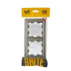 BRITE Рамка 2 поста IP44 РУ-2-БрШ-44 шампань