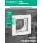 Рамка однопостовая ATLASDESIGN AQUA IP44 белый