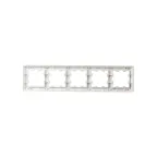 BRITE Рамка 5 постов РУ-5-Бр белый/белый IEK