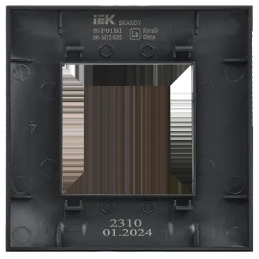 SKANDY Рамка 1-местная SK-F01Bl черный IEK