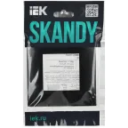 SKANDY Рамка 1-местная SK-F01Bl черный IEK