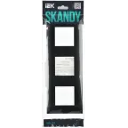 SKANDY Рамка 3-местная SK-F03Bl черный IEK