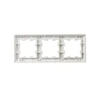 BRITE Рамка 3 поста РУ-3-Бр белый/белый IEK