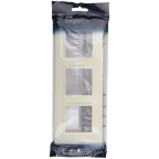Рамка для розеток и выключателей Elegance 14-5013-02 Classic, на 3 поста, слоновая кость