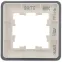BRITE Рамка 1 пост РУ-1-2-Бр стекло белый RE IEK