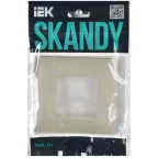 SKANDY Рамка 1-местная SK-F01B бежевый IEK