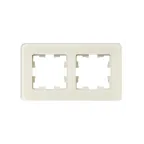 BRITE Рамка 2 поста РУ-2-2-Бр стекло песчаный RE IEK