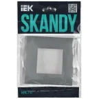 SKANDY Рамка 1-местная SK-F01Gr серый IEK