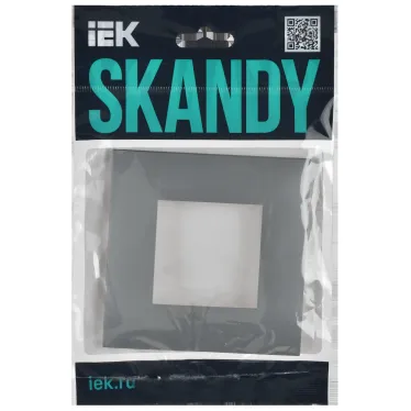 SKANDY Рамка 1-местная SK-F01Gr серый IEK