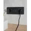 BRITE Рамка 3 поста РУ-3-1-Бр металл титан RE IEK