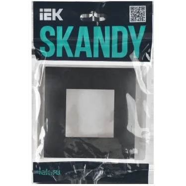 SKANDY Рамка 1-местная SK-F01T титан IEK