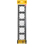 BRITE Рамка 5 постов РУ-5-БрГ графит