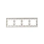 BRITE Рамка 4 поста РУ-4-2-Бр стекло розовый матовый IEK
