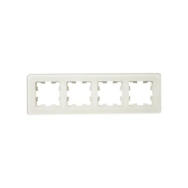 BRITE Рамка 4 поста РУ-4-2-Бр стекло песчаный RE IEK