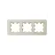 BRITE Рамка 3 поста РУ-3-2-Бр стекло песчаный RE IEK