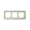 BRITE Рамка 3 поста РУ-3-2-Бр стекло песчаный RE IEK
