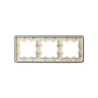 BRITE Рамка 3 поста РУ-3-2-Бр стекло песчаный RE IEK