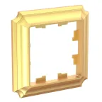 ATLASDESIGN ANTIQUE 1-постовая рамка, ЗОЛОТО
