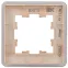 BRITE Рамка 1 пост РУ-1-2-Бр стекло дымчатый RE IEK