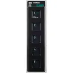 SKANDY Рамка 5-местная SK-F35Bl металл черный IEK