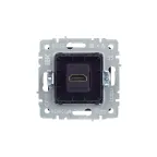 BRITE Розетка HDMI РHDMI-0-БрМ маренго