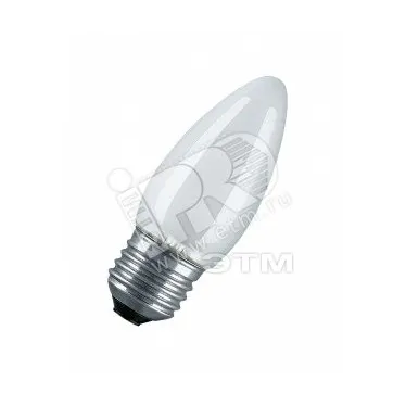 Лампа накаливания декоративная ДС 40вт B35 230В E27 (свеча) Osram