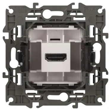 Розетка HDMI, Эра Elegance, алюминий, 14-3114-03