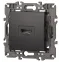 Розетка HDMI, Эра Elegance, антрацит, 14-3114-05