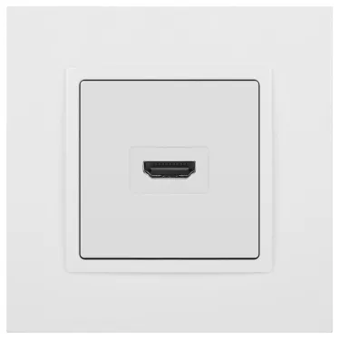 Розетка HDMI, Эра Elegance, белый, 14-3114-01