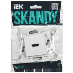 SKANDY Розетка HDMI SK-H01W арктический белый IEK