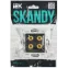 SKANDY Аудиорозетка 4-местная SK-A01T титан IEK