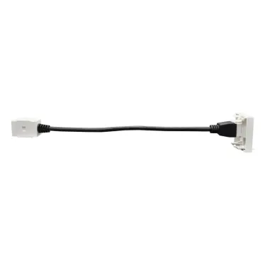 PRIMER РКМ-20-10-П Розетка мультимедийная HDMI M/M (2 модуля) белая IEK