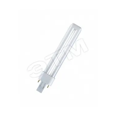 Лампа энергосберегающая КЛЛ 11Вт Dulux S 11/840 2p G23 Osram