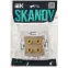 SKANDY Аудиорозетка 4-местная SK-A01Sa песочный IEK