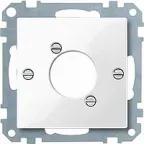 Центральная плата для розетки с разъемом XLR белый