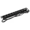 Блок розеток PDU TERACOM PRO 19' 1U 10А/250В 9 роз. Schuko шнур 2 м 3x1.5 мм2 вилка C14 корпус пластик черный
