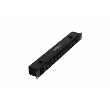 Блок распределения питания Uniprom. базовый. 1U. 240В. 1Ф. 16A. 10xC13 2xC19. 2м кабель. IEC320 C20